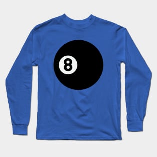 Billiards 8-Ball Long Sleeve T-Shirt